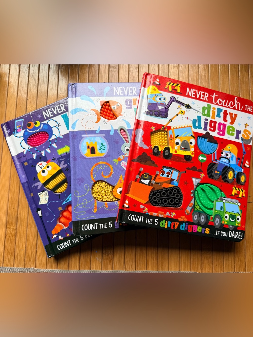 Never Touch The Books Lot of 3